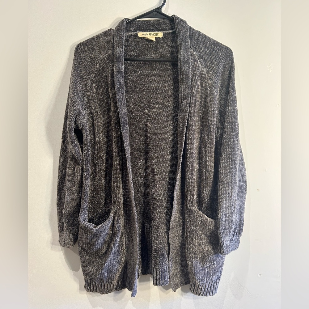 Ava Paige Grey Cardigan